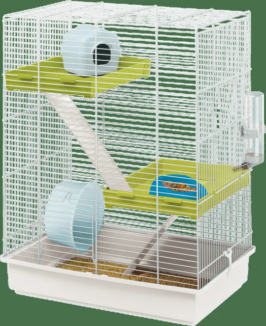 Klec patrová pro křečky Hamster Tris bílá