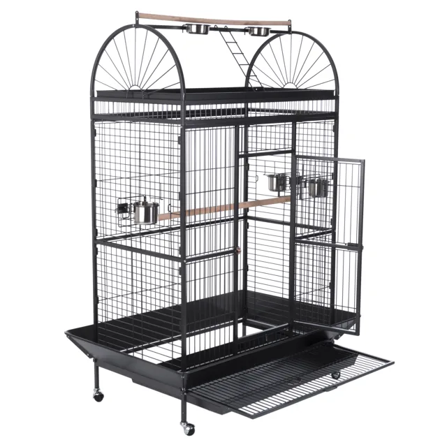Klec pro papoušky Caesar - D 123 x Š 82 x V 178 cm (2 balíky*)