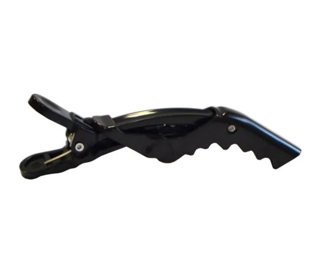 Klipsa do vlasů Duko 2436 9 cm - plastová, černá 1 ks (2436-black)
