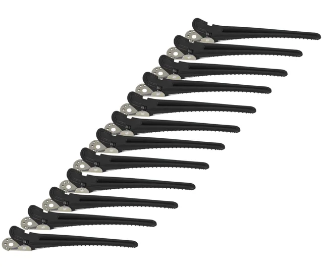 Klipsy do vlasů Original Best Buy - 10 cm, černé, 12 ks