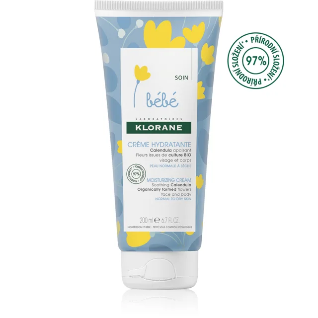 Klorane Bebe Hydratační Krém 200ml