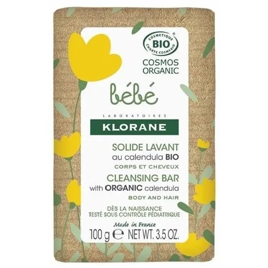 Klorane Bebe Jemné mýdlo s bio měsíčkem 100g