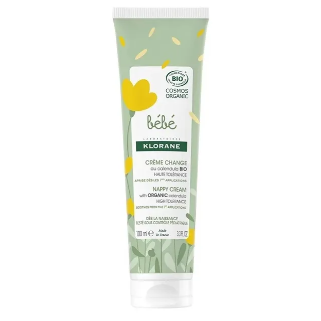 Klorane Bebe Krém na přebalování s bio měsíčkem 100 ml