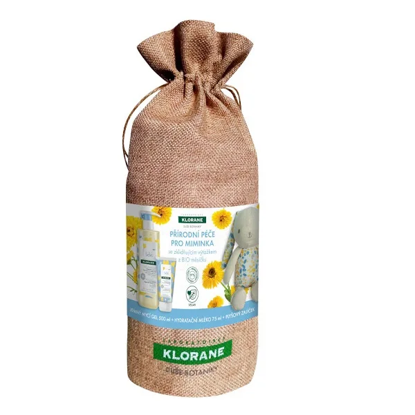 Klorane Bebe Xmas Mycí Gel 500ml+hydrat.mléko 75ml
