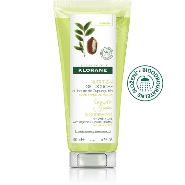 Klorane Body Care Sprchový Gel Yuzu 200ml