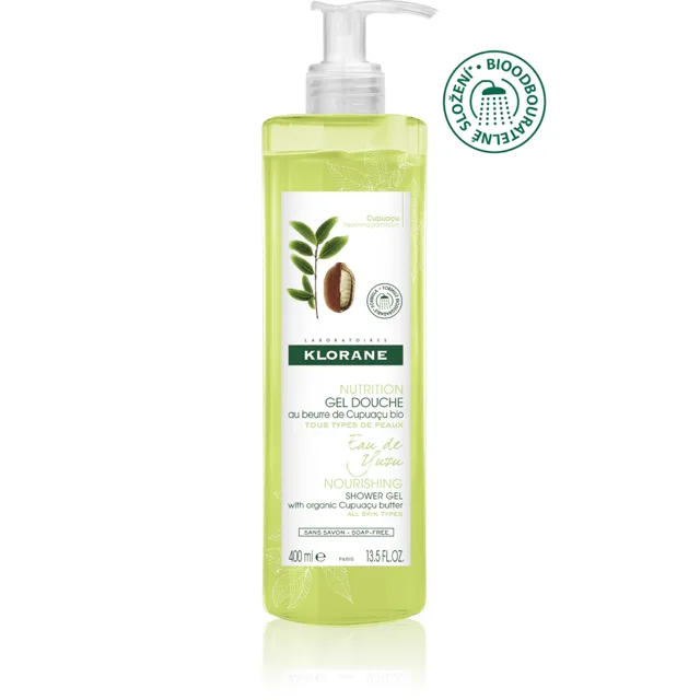 Klorane Body Care Sprchový Gel Yuzu 400ml