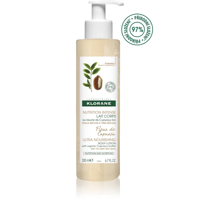 Klorane Body Care Tělové Mléko Cupuacu 200ml