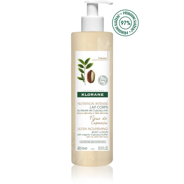 Klorane Body Care Tělové Mléko Cupuacu 400ml