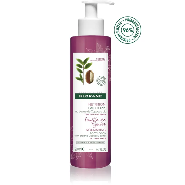 Klorane Body Care Tělové Mléko Figuier 200ml