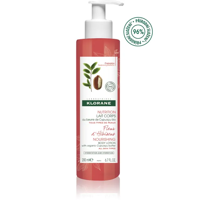 Klorane Body Care Tělové Mléko Hibiscus 200ml
