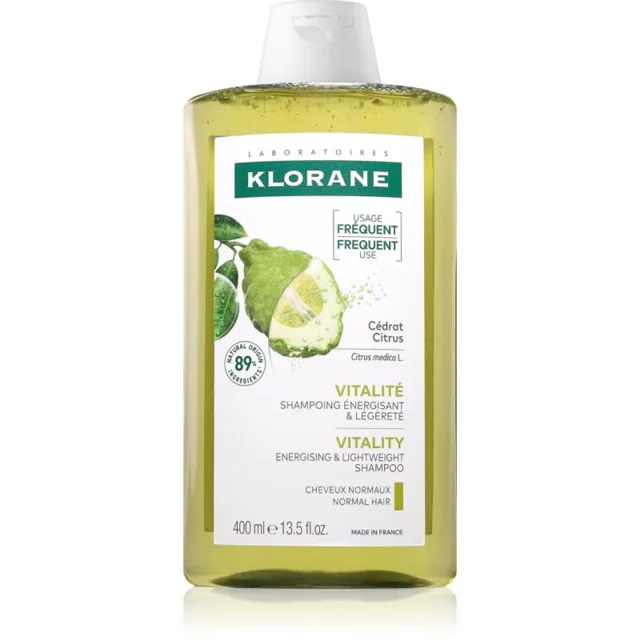 Klorane Cédrat čisticí šampon pro normální až mastné vlasy 400 ml