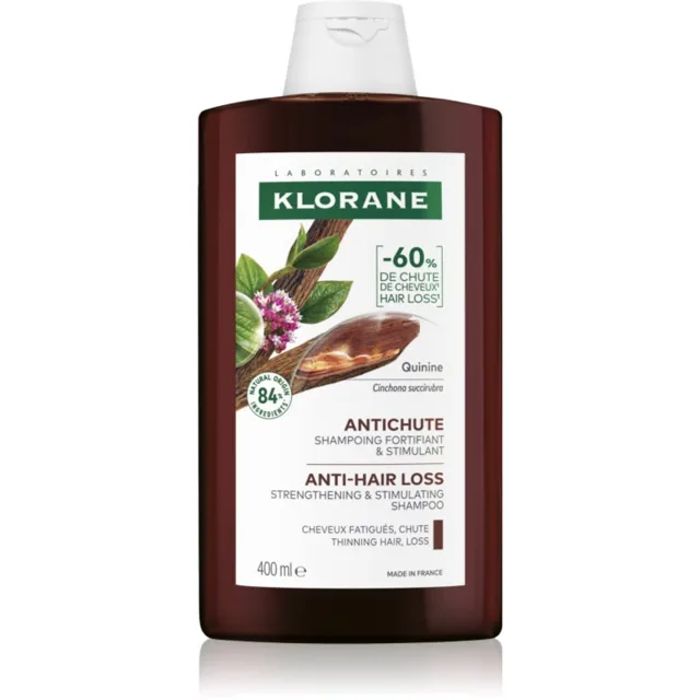Klorane Chinin Anti-Hair Loss Shampoo posilující šampon proti vypadávání vlasů 400 ml