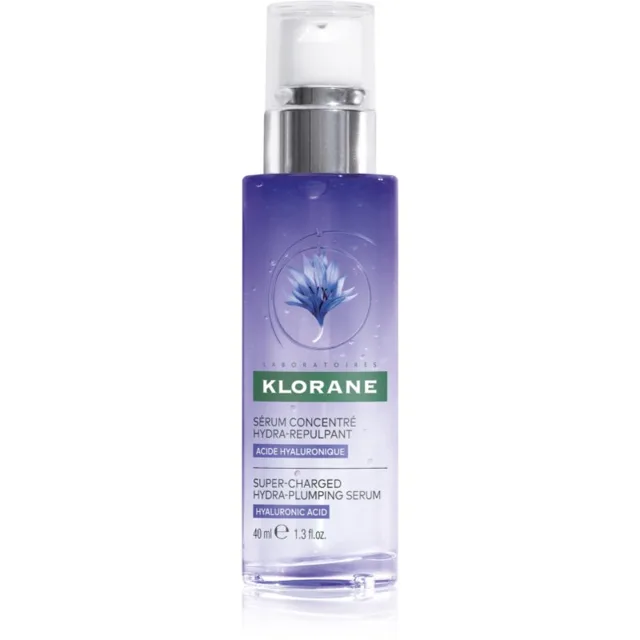 Klorane Chrpa Super-Charged Hydra-Plumping Serum aktivní sérum pro rozjasnění a vyhlazení pleti 40 ml