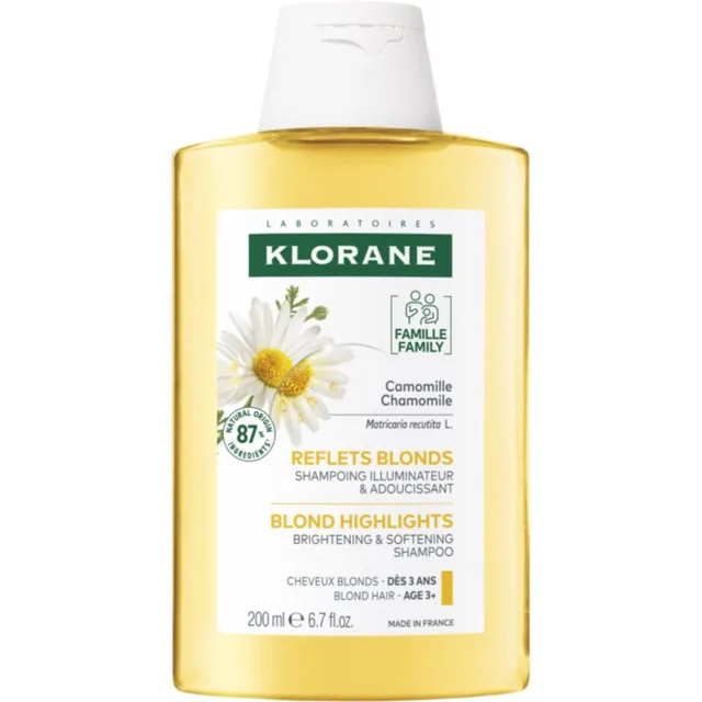 Klorane Heřmánek šampon pro blond vlasy 200 ml