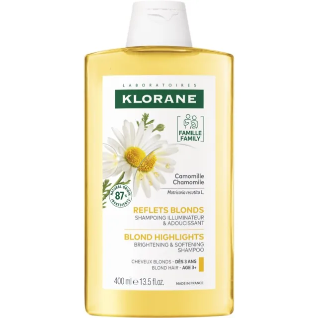 Klorane Heřmánek šampon pro blond vlasy 400 ml
