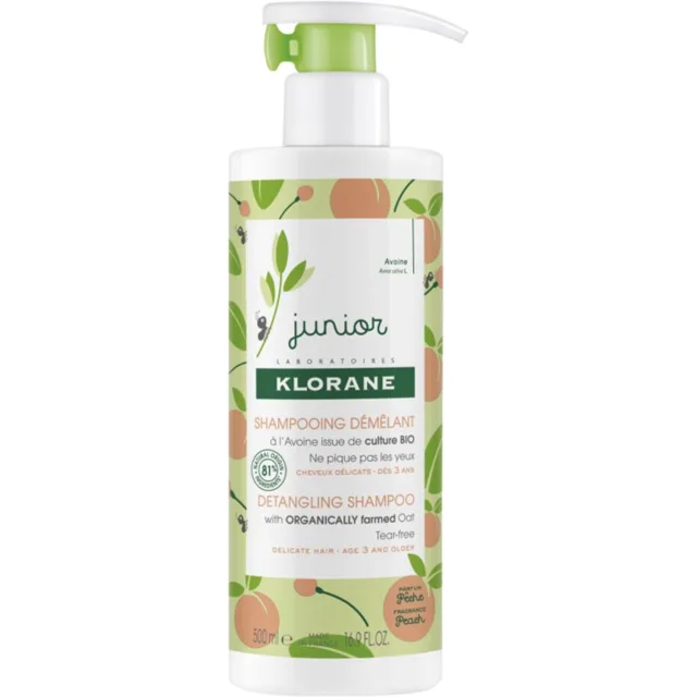 Klorane Junior dětský šampon pro jemné vlasy 500 ml