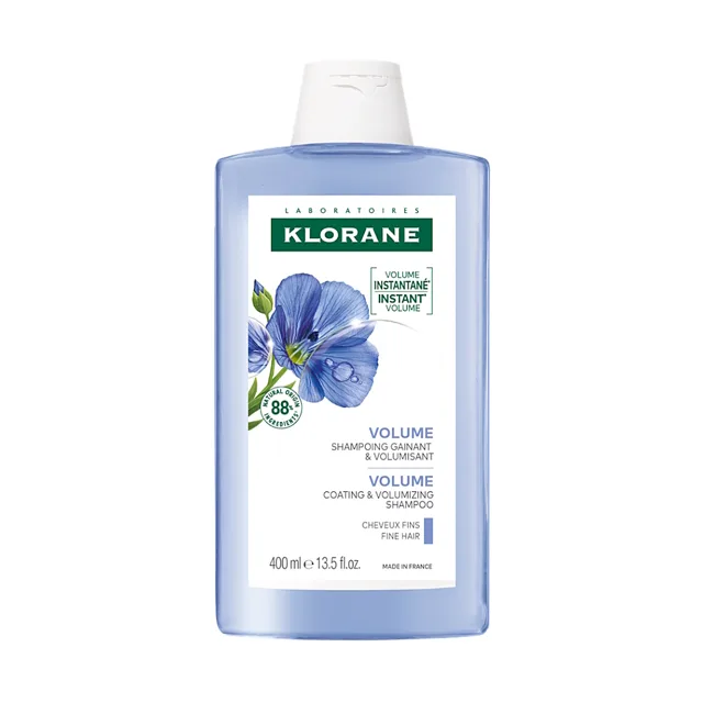 KLORANE Šampon s BIO lnem pro jemné vlasy bez objemu 400 ml