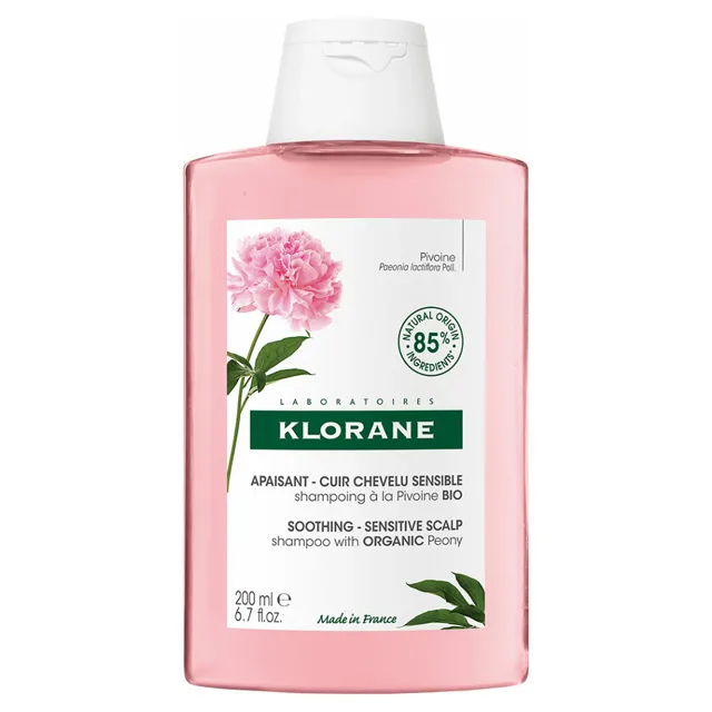 KLORANE Šampon s BIO pivoňkou citlivá a podrážděná vlasová pokožka 200 ml