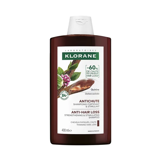 KLORANE Šampon s chininem a BIO protěží alpskou 400 ml