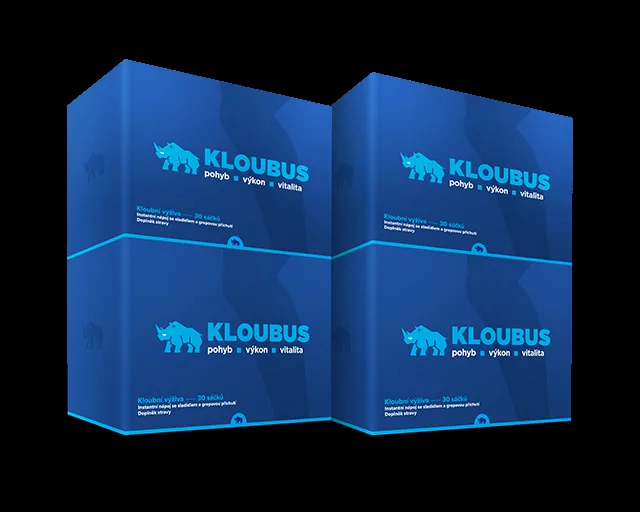Kloubus 3+1 balení ZDARMA - kloubní výživa, 120 sáčků