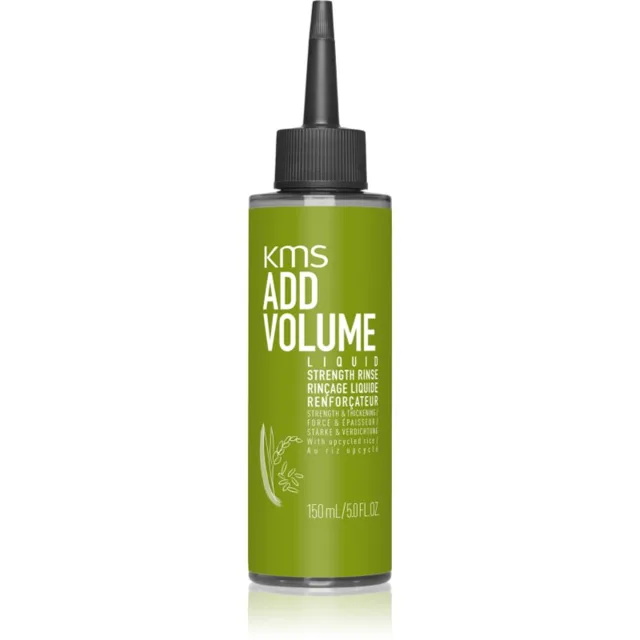 KMS Add Volume Liquid Strength Rinse vlasová kúra pro vlasy postrádající hustotu 150 ml