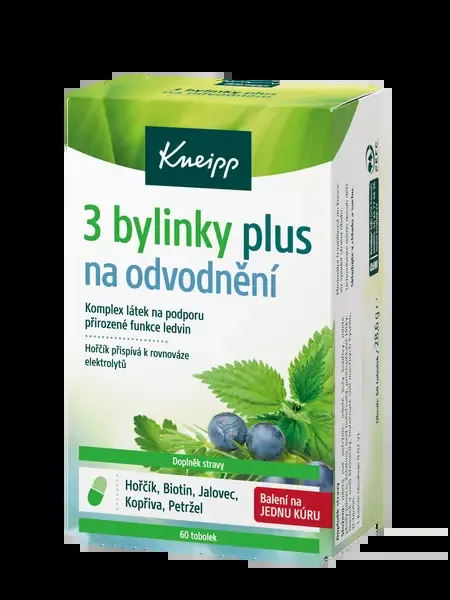 Kneipp 3 bylinky plus na odvodnění tob.60