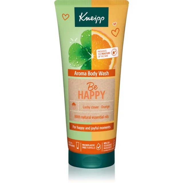 Kneipp Be Happy sprchový gel Clover & Orange 200 ml