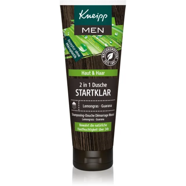 Kneipp Men Ready To Go šampon a sprchový gel 2 v 1 pro muže 75 ml