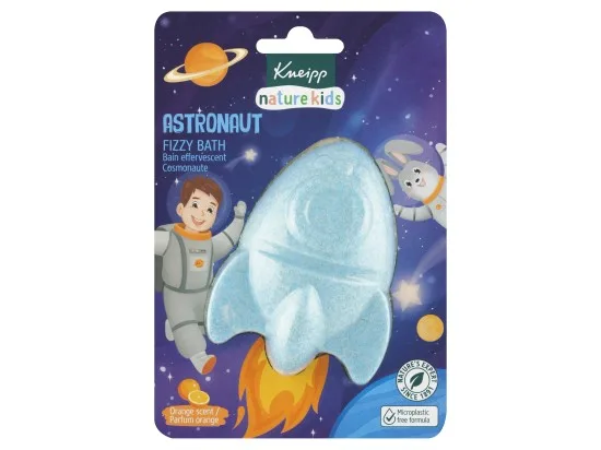 Kneipp Nature Kids Astronaut koupelová bomba s vůní pomeranče 95 g