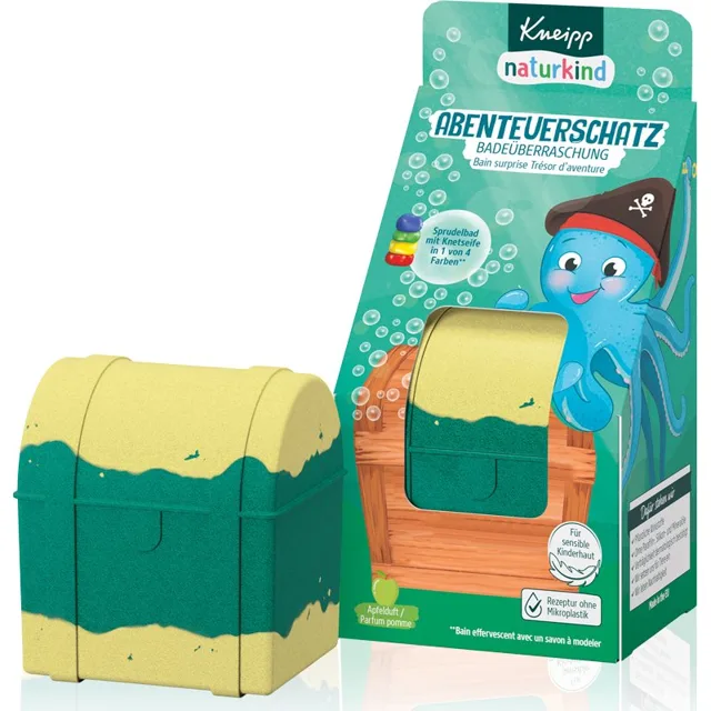 Kneipp Naturkind Mysterious Treasure koupelová bomba pro děti s překvapením 1 ks