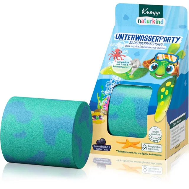 Kneipp Naturkind Underwater Party koupelová bomba pro děti s překvapením 1 ks