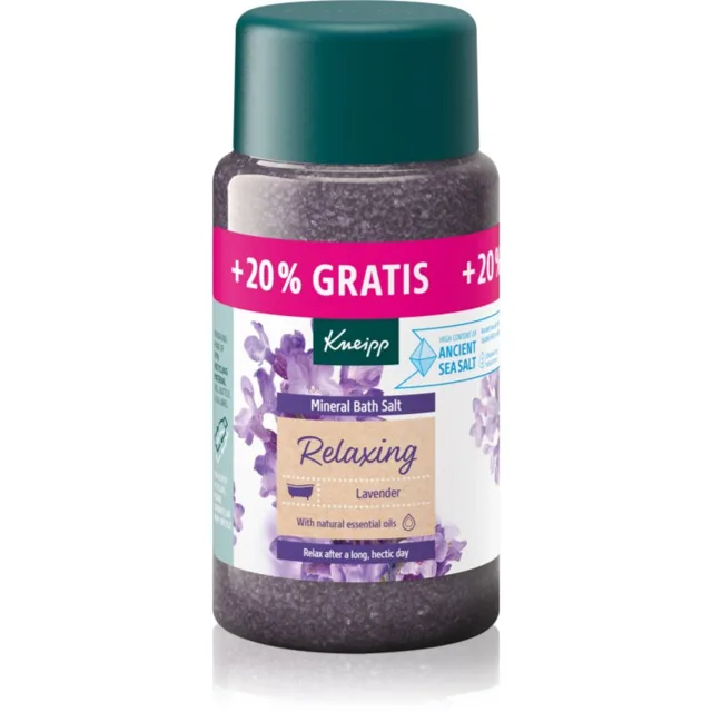 Kneipp Relaxing sůl do koupele Lavender 600 g