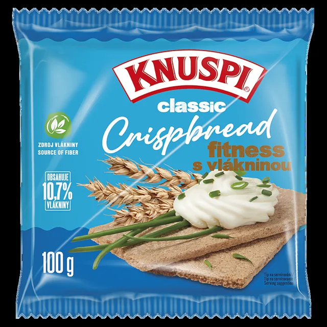 KNUSPI Crispbread fitness s vlákninou 100 g