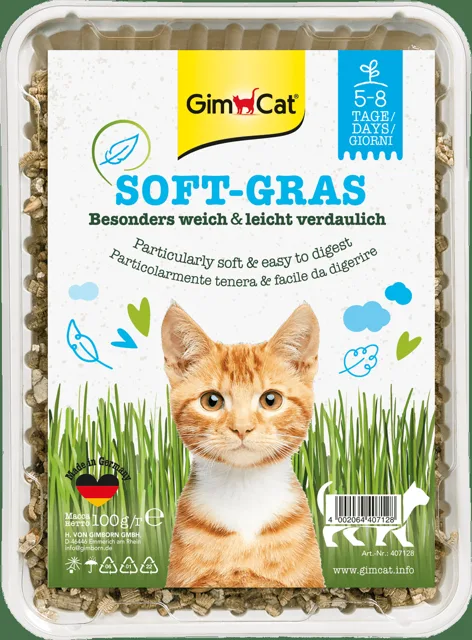 Kočičí tráva GimCat Soft-Grass 100 g