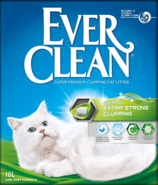 Kočkolit Ever Clean parfemovaný hrudkující 10l