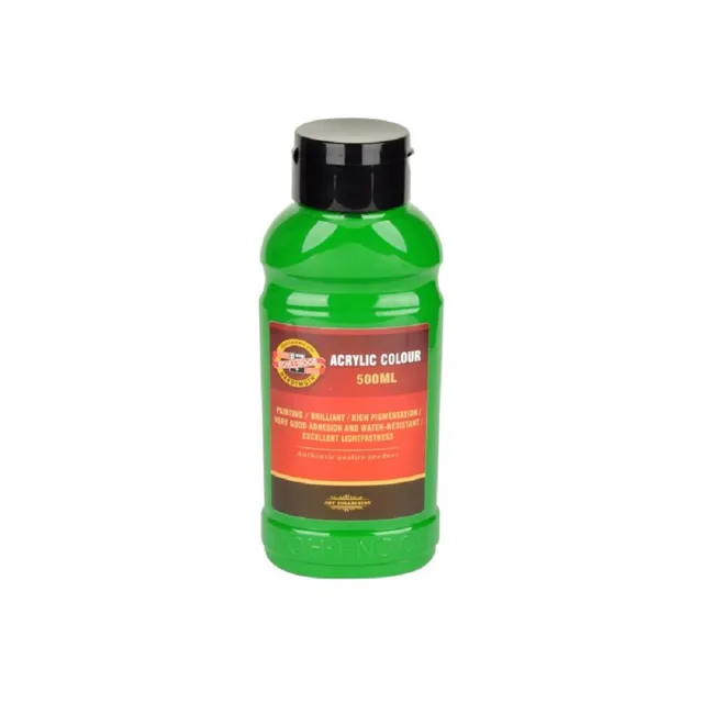 KOH-I-NOOR 1627/0520 - akrylová barva 500 ml, zeleň permanentní