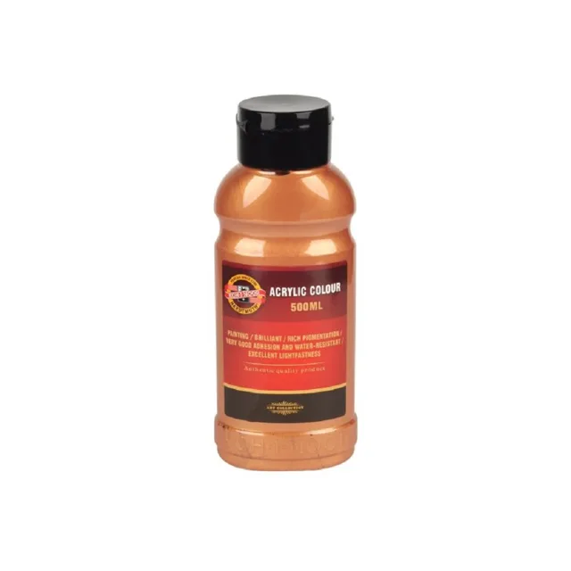 KOH-I-NOOR 1627/0840 - akrylová barva 500 ml, bronzová