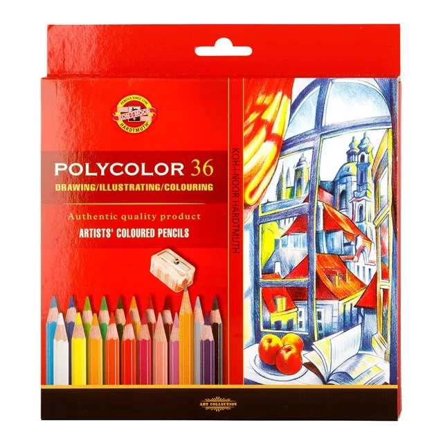 KOH-I-NOOR POLYCOLOR 3835/36 - umělecké pastelky - 36 ks
