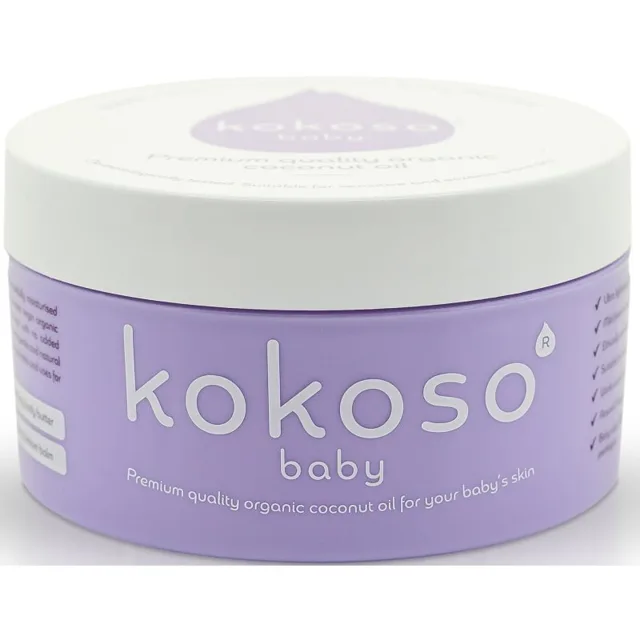 Kokoso Baby Kids bio kokosový olej pro citlivou pokožku pro děti od narození 168 g
