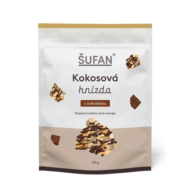 Kokosová hnízda s čokoládou 170 g