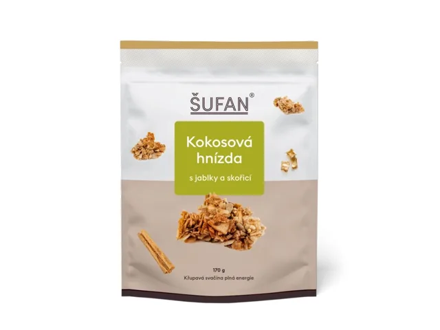 Kokosová hnízda s jablky, 170 g