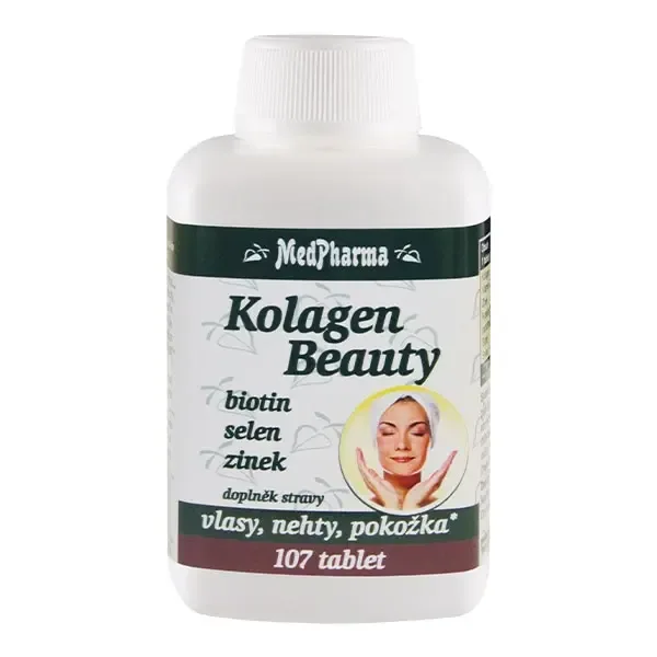 Kolagen Beauty vlasy nehty pokožka 107 tablet