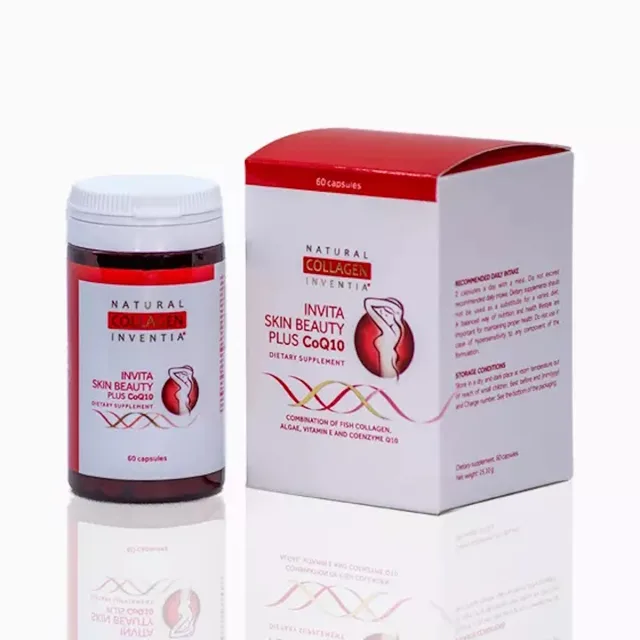 KOLAGEN INVENTIA Invita Skin Beauty Plus CoQ10 60 kapslí