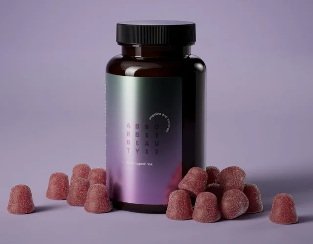 KolagenDrink ABSORBii Beauty hair skin nails lipozomální výživa 30 gumíků