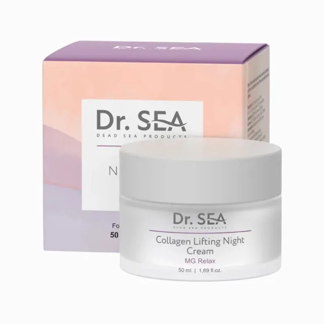 Kolagenový noční krém s liftingovým efektem a vitaminem E - 50 ml - Dr. Sea
