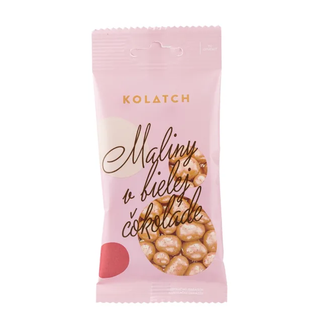 Kolatch BIO Maliny v bílé čokoládě 35 g