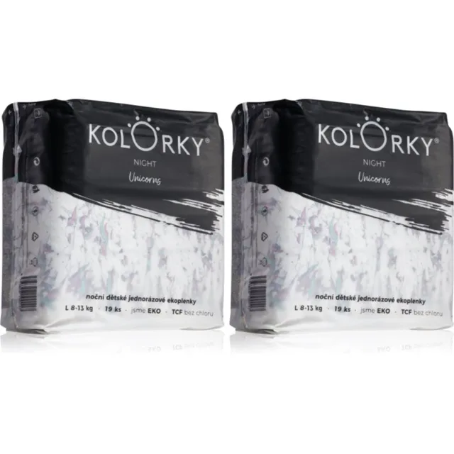 Kolorky Night Unicorn sada 8-13 Kg