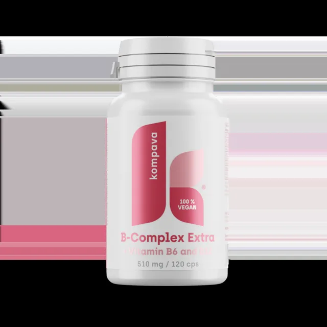 KOMPAVA B-komplex Extra 510mg/120 kapslí