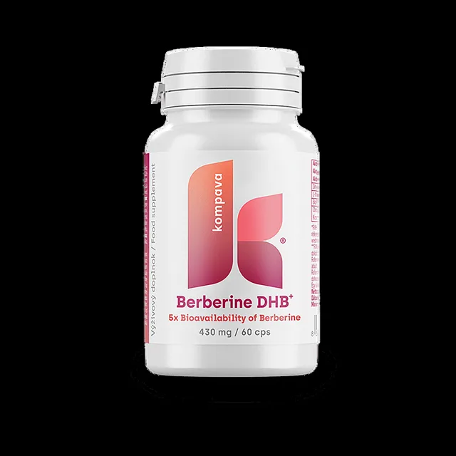 KOMPAVA Berberine dhb+ 430 mg 60 kapslí