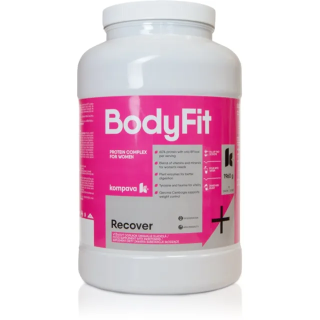Kompava BodyFit protein pro ženy příchuť Vanilla 1960 g